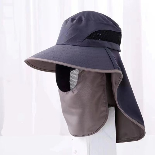 Sun protection face mask for men, summer fishing hat, face covering fisherman hat, UV protection sun hat, outdoor sunshade hat