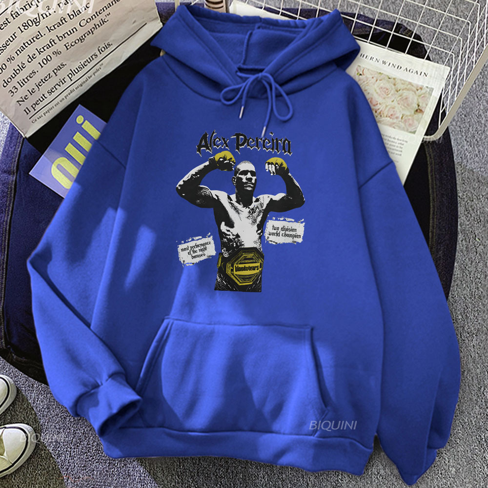 Setwear Gráfico Alex Pereira Hoodies Long Sleeve Winter