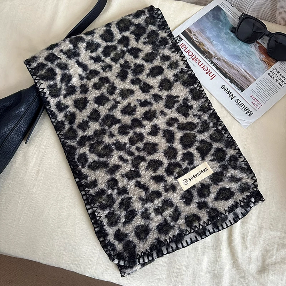 Winter brand knitted keep warm scarf, Korean style, high-quality style
