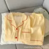 CON-256#Red edge yellow grid [double short]