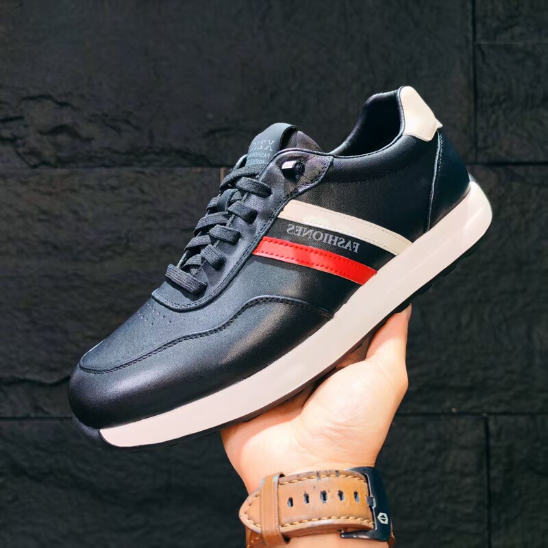 【First Layer Cowhide】Genuine Leather Business Casual Sports Versatile Breathable Thick-Soled All-Season Comfortable Simple Versatile