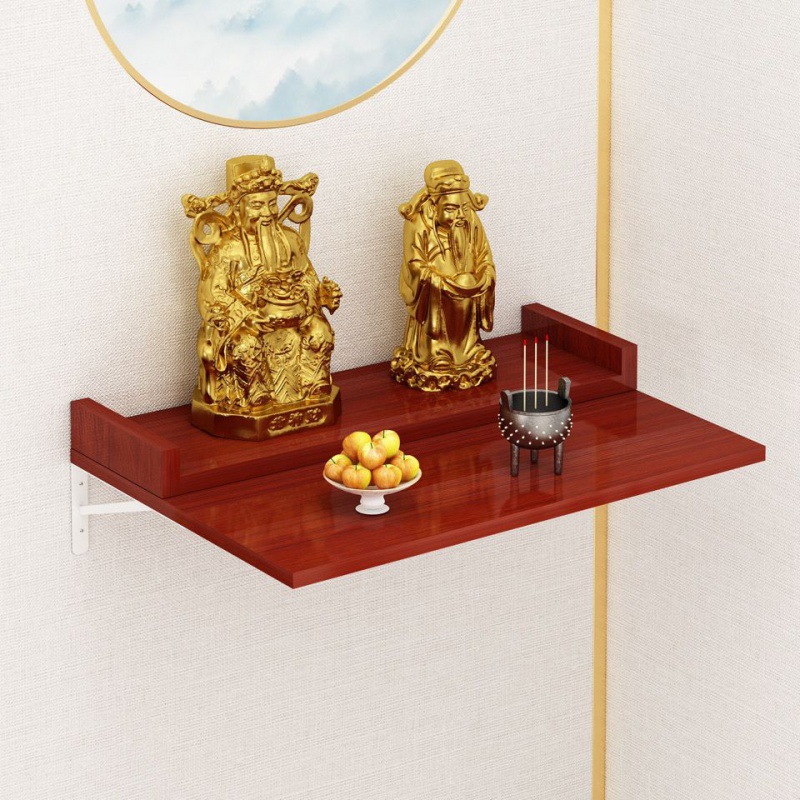 壁挂供台佛龛柜墙壁挂式神台财神佛祖佛柜家用靠墙简易家庭装代发|ru