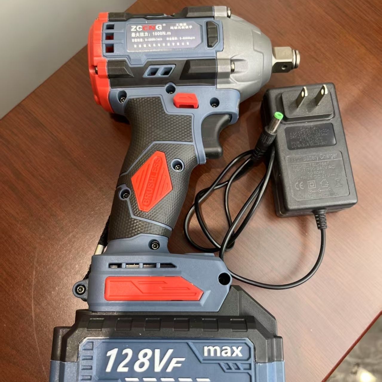 冲击电扳手无刷电动扳手锂电充电式大扭扳手锂电池汽修多功能风炮