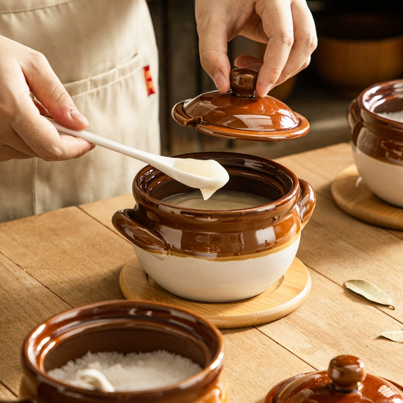 Двухушная керамическая банка для благовоний, устойчивая к высоким температурам банка для масла чили, острая банка для домашнего масла, кухонная банка для масла, соляная банка, маленькая без коней