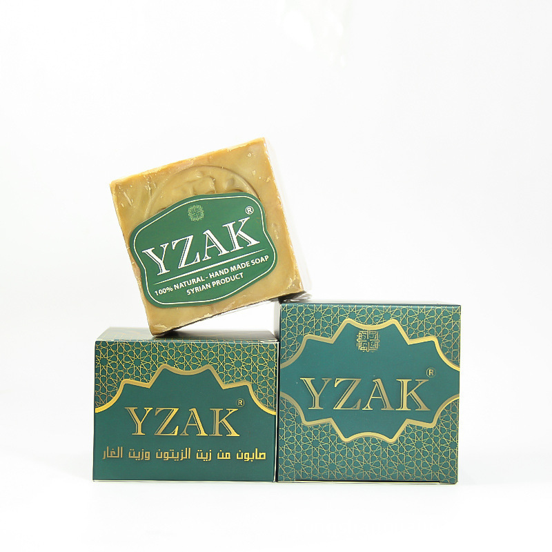 YZAK シリア古代石鹸 手作り古代石鹸 オリーブオイル入り ローレルオイル クレンジングソープ 天然石鹸 洗顔石鹸|undefined