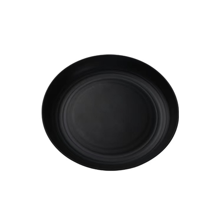 23cm 25cm paja de trigo plato hogar plato redondo grande plato de fruta de plástico suministro directo de fábrica