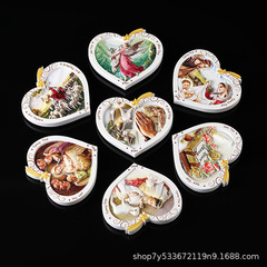 New Cross-border Angel Refrigerator Magnet Creative Personalized 3D Relief Resin Refrigerator Magnet Magnetic Sticker Bulk