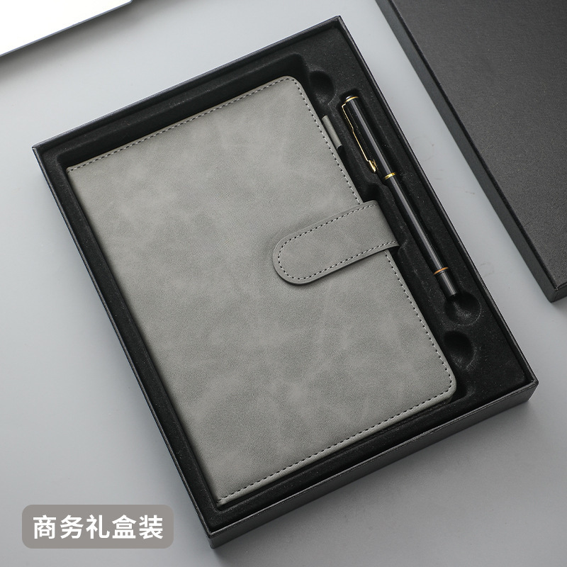 Business a5 Notebook Cuaderno grueso personalizado, bloc de notas de oficina, diario, libro de manos creativo simple, libro de ahorros