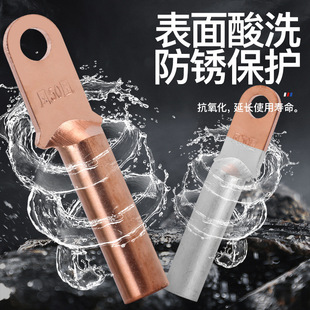 Phoenix Dtlx Molded Case Circuit Breaker Air Switch Copper-Aluminum Transition Terminal Copper Connector Copper Nose Small Head Narrow Edge