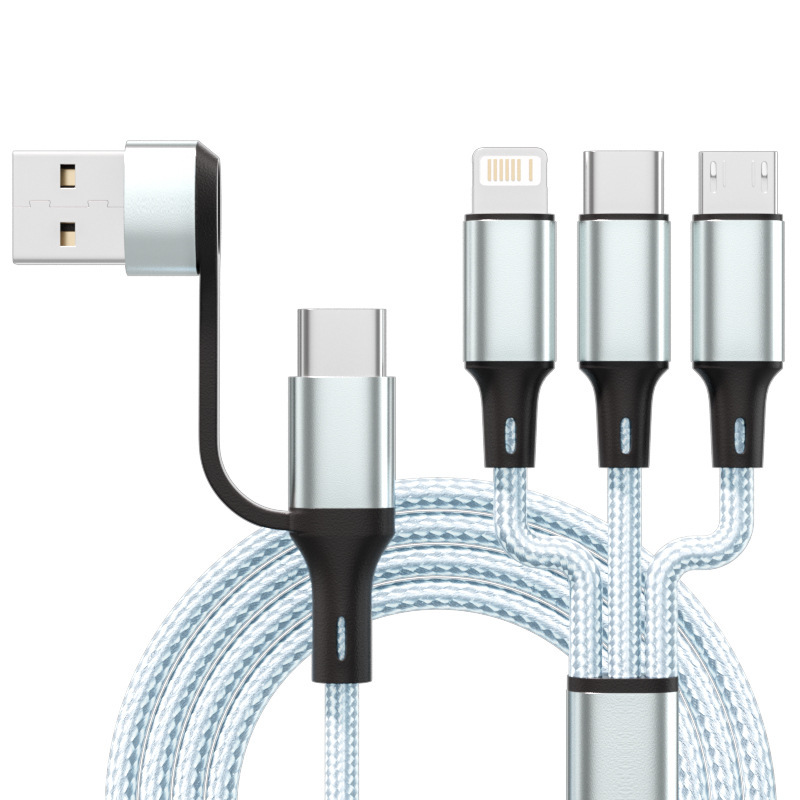 六合一充電データケーブルは、アップルのアンドロイドtype-c充電ケーブルに適用されます|undefined
