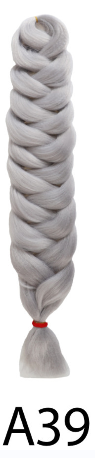 Peruca de comercio exterior fibra química africana gran trenza 165g trenza jumbo trenza cabello de alta temperatura seda trenza