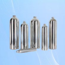 潜水瓶呼吸氧气瓶无缝铝瓶高压光面瓶水肺安全专用钢瓶储存