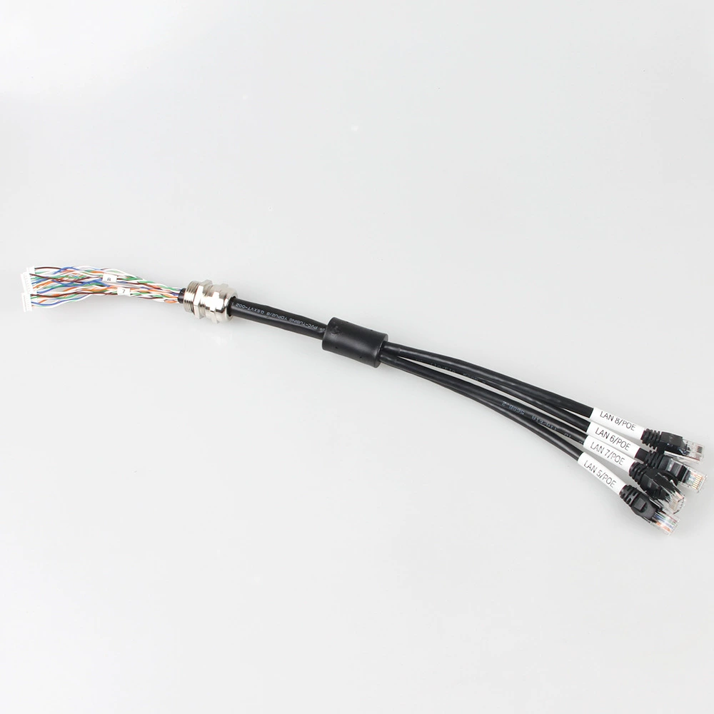 Siheyi Industrial Network cable CAT 6 Category 4 -in 1 Gateway Control Network Line 2 -in -parallel M network line