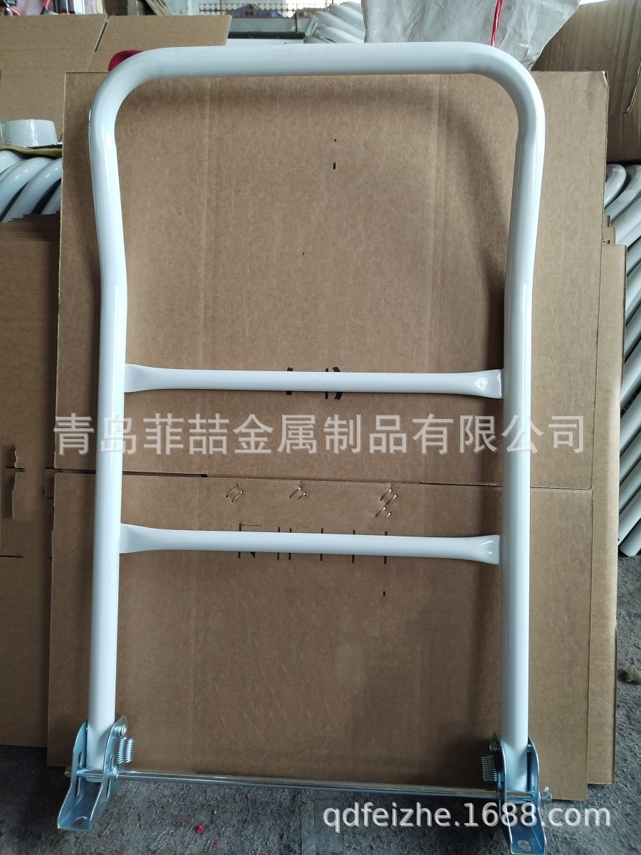 平板车配件静音手推车扶手塑料板车手把手推车把手喷塑把手车把