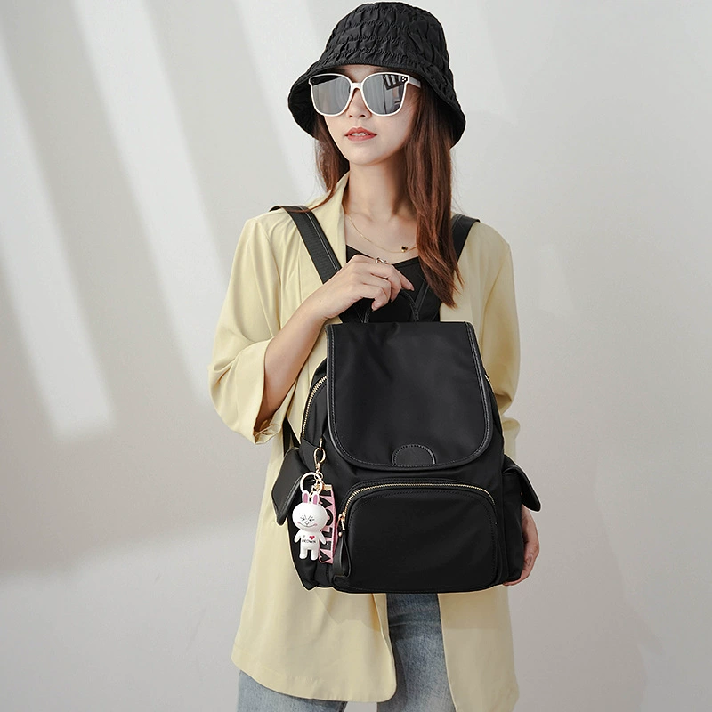 Backpack, universal capacious shoulder bag, handheld school bag for leisure for traveling, oxford cloth