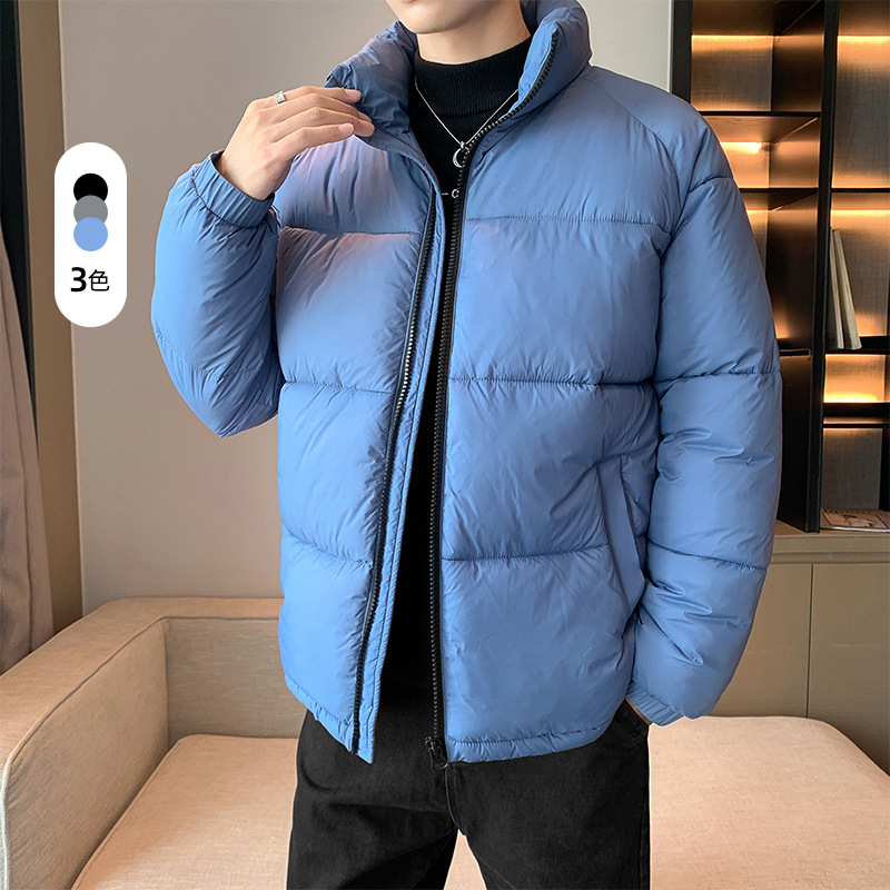 棉衣外套男加厚冬季新款男韩版立领蓬松保暖情侣网红同款百搭棉袄