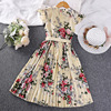 Summer dress, children's retro skirt, small princess costume, Korean style, children's clothing, wholesale
