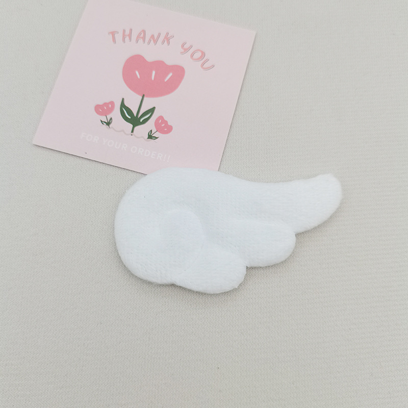 Manufacturer's Ultra-Soft Double-Sided Angel Wings DIY Children's Socks Clothing Toy Accessories Decorative Fabric Wings Accessories