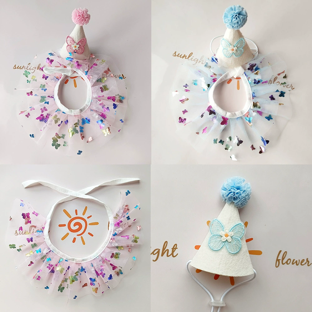 Ins Корейская версия новой бабочки нагрудник для домашних животных шарф