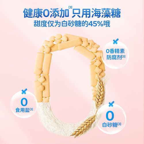 Guanqi Fawn Blue High Calcium Milk Small Soft Cake Soft Bar Calcium Iron Zinc Thumb Cookie 0 Added Sugar