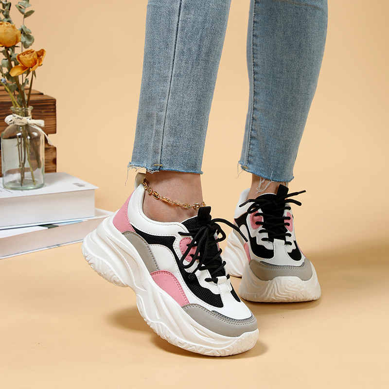 Mulher tênis de basquete tênis atlético tênis sola de borracha tênis de absorção de choque_voghion.com