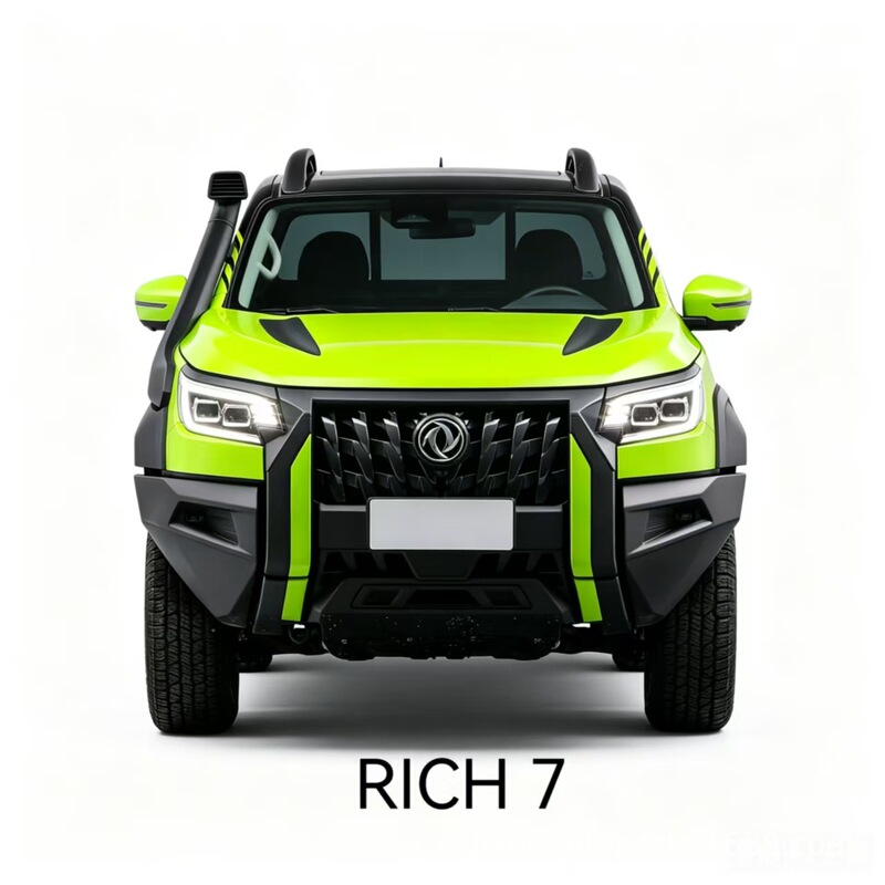 Rich7 Zhengzhou Nissan Rich 7 Tiger Roar Diesel Four-Wheel Drive Left-Hand Drive Export Top-Spec Pickup Truck