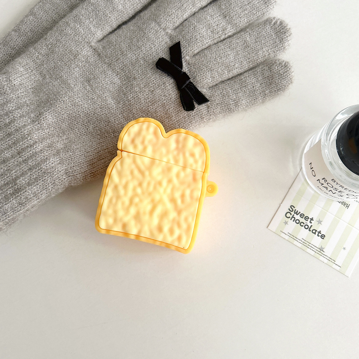 Pan tostado para AirPods3 cubierta pro2 Apple Bluetooth 1 / 2 generación de auriculares Huawei cartoon