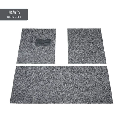 Modelə uyğun ayaqaltı — Universal Car Floor Mats, Wire Loop - generic-style-self-cutting-required-black-gray-vehicle-model-not-specified-to-customer-service