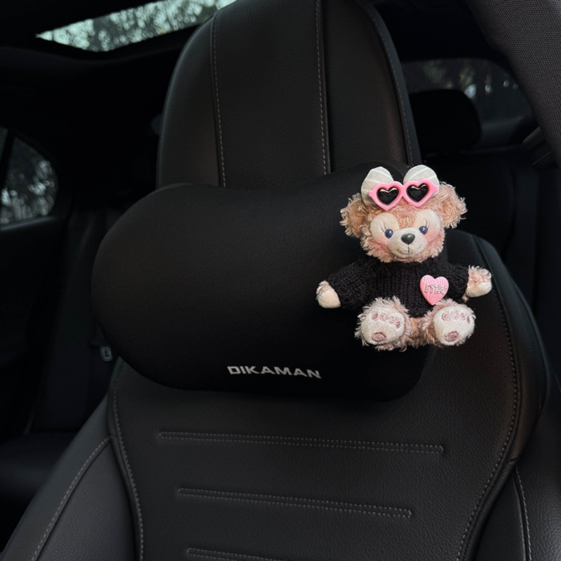 Shirley Mei Car Headrest 2025 New Car Seat Neck Memory Foam Pillow Neck Pillow Car Lumbar Support for Women