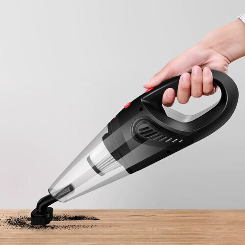 Car vacuum cleaner wireless high power dry and wet two-in-one mini car vacuum cleaner home wireless charging colorful box in English