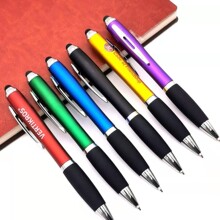 彩色葫芦型触屏圆珠笔扭动塑料葫芦笔礼品广告多功能圆珠笔批发