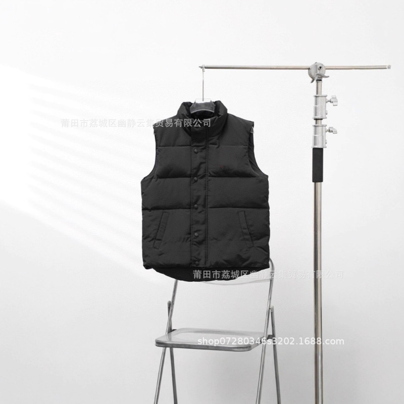 4151 Goose down Jacket Black Label Freestyle Unisex Couple Canadian Same Style Vest Cross Thickened
