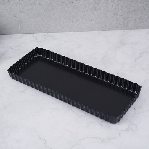 Baking cake mold square removable bottom baking pan 14-inch toast bread baking pan mold corrugated non-stick baking tool