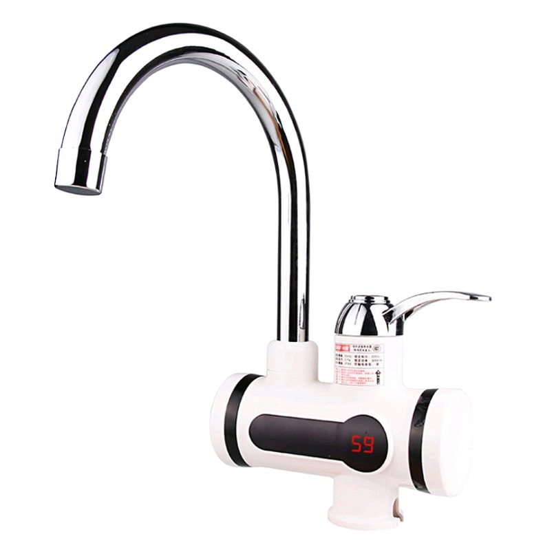 Bathroom Instant Hot Water Faucet Electric Hot Water Faucet Instant Hot Three-Second Heating Kitchen Faucet Hot and Cold Dual-Use Model
