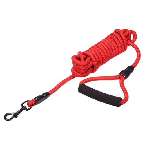 Amazon Nylon Extended Leash Pet Dog Training Extended Dog Rope Thick Round Rope Outdoor Dog Training Running Leash