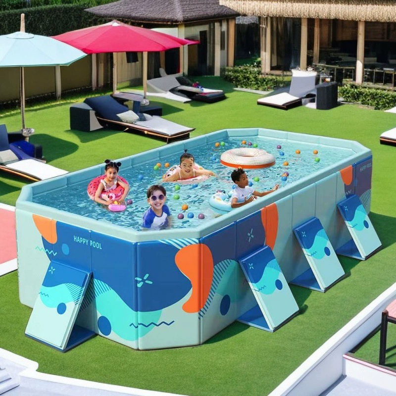 inflatable foldable swimming pool for adults, marine wear-resistant ball pool, increased thickness
