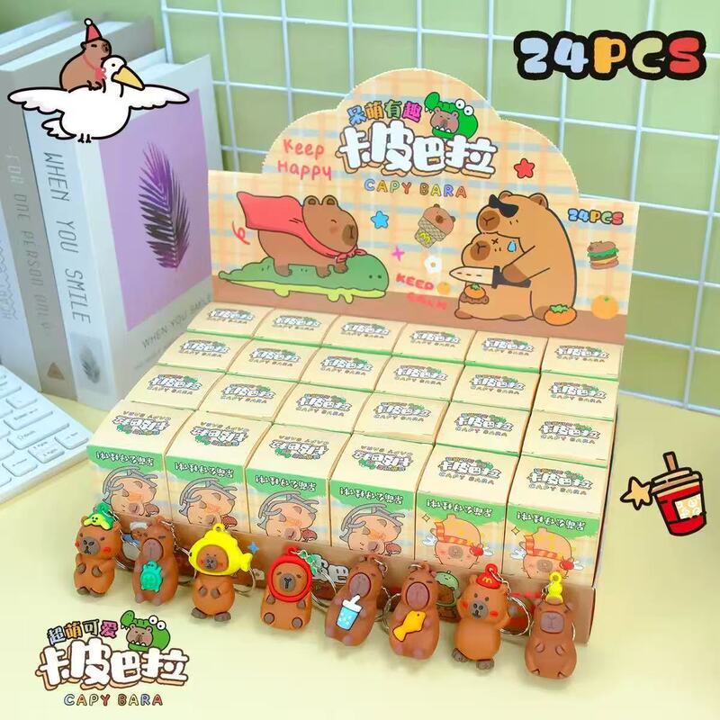 24カードに入るピバラブラインドボックスゲームと同じタイプの手作りの公仔ネットの赤い鍵は子供の学生の小さいプレゼントを並べます。|undefined