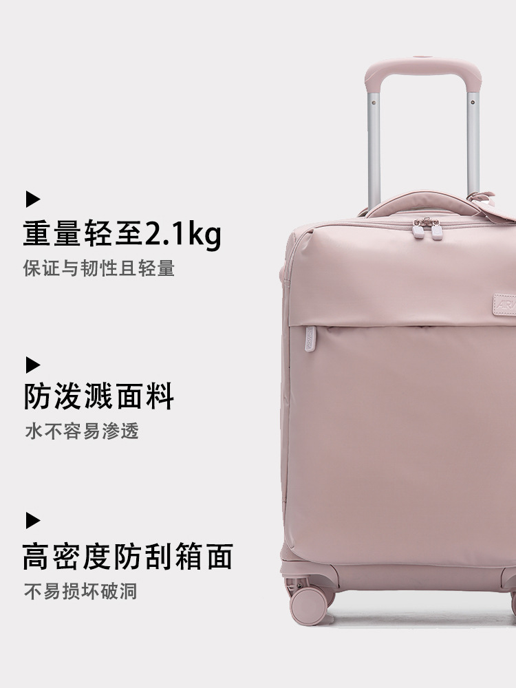 Airway ultra-ligero equipaje trolley caso hembra 24 pulgadas Mute maleta masculino caso de tela 20 pulgadas estuche de embarque de alto aspecto