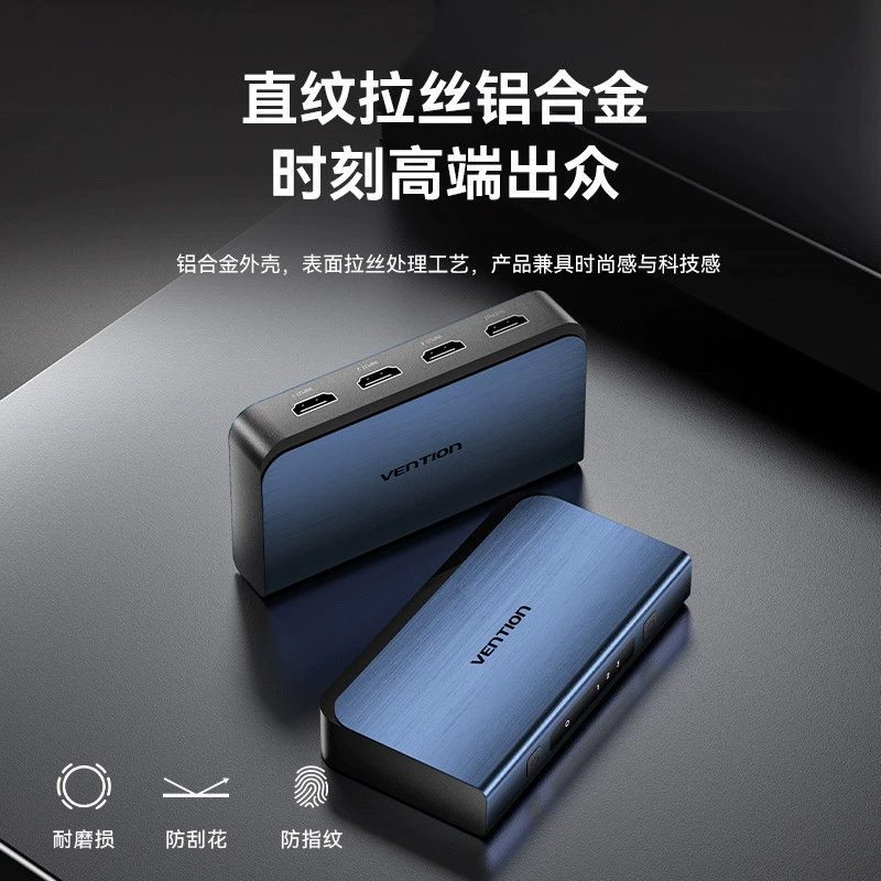 Универсальный HDMI переключатель три входа - один выход - видеосигнал для компьютера, ноутбука, телевизора, экран HD