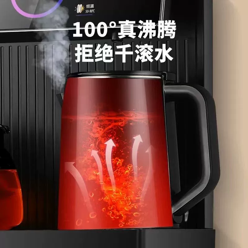 2025 new tea bar machine intelligent voice remote control high-end office and home integrated hot and cold vertical water dispenser