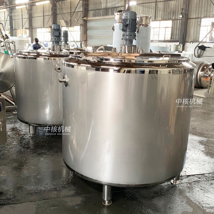 中核机械不锈钢冷热缸老化缸LRG-500食品搅拌设备镜面抛光