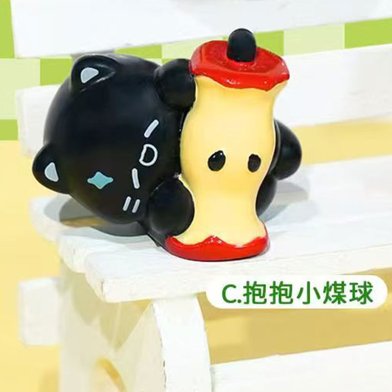 新款可爱福瑞猫猫元气不倒翁桌面摆件创意潮玩车载装饰品厂家直销|undefined