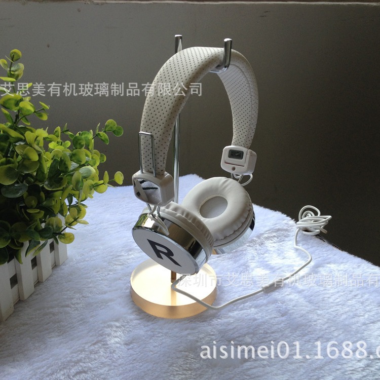 耳机搭配促销赠送颜色耳机架 可拆卸方便运输价格低 压克力耳机架