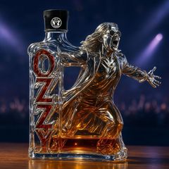 跨境新品Ozzy Osbourne Memorial 奥兹·奥斯本纪念威士忌酒瓶
