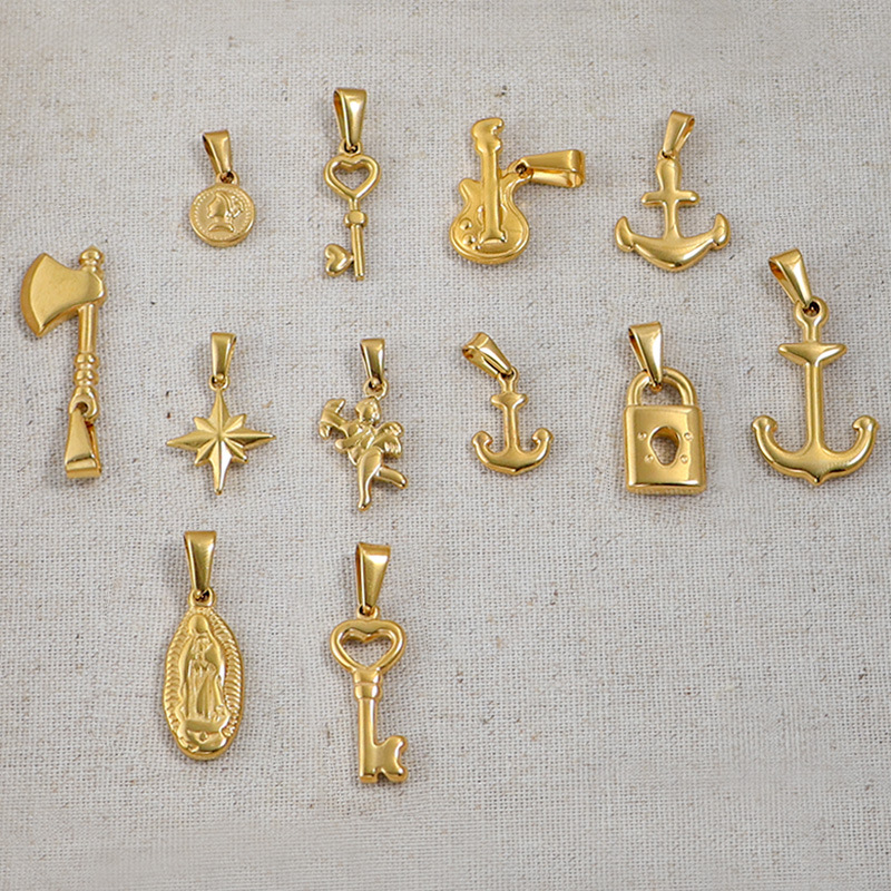4g Weight Pendant Jewelry Making Type Real Gold Plated Plating Material DIY Jewelry Accessories Classification 1 Piece Quantity 304 Stainless Steel, 316 Stainless Steel Material Geometric Pattern Elegant, Streetwear Style Waterproof Non Tarnish, Plating Craft 1 Piece 304 Stainless Steel 316 Stainless Steel Real Gold Plated Geometric Pendant DIY Jewelry Accessories 1