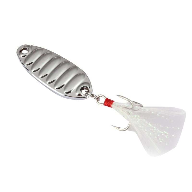 Metal Spoons Lures Spinner Baits Fresh Water Bass Swimbait Tackle Gear