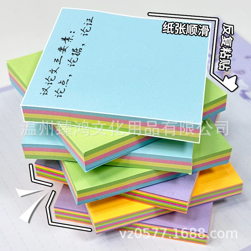 Блокнот Post-it, который можно отклеить и приклеить, стильные наклейки-липучки высокой ценности, креативные заметки высокой вязкости, заметки на н-ый раз наклейки