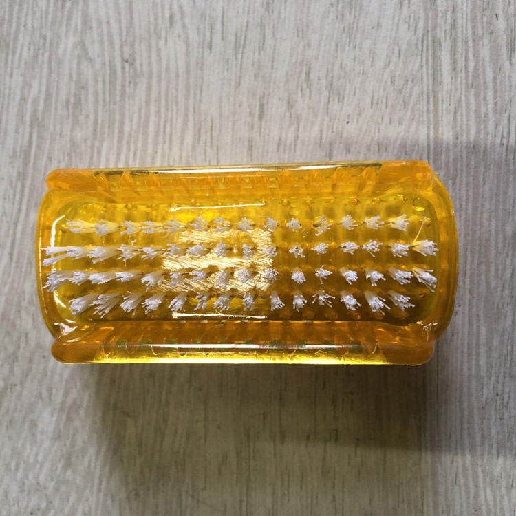 Suministros de uñas herramientas cepillo de uñas cepillo de polvo de doble cara cepillo de manicura superficie de la uña cepillo de limpieza de polvo