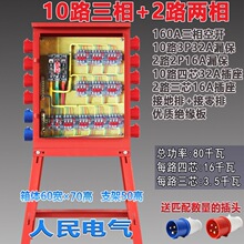 人民電氣室外IP55明裝強電布線盒工地一級二級三級配電箱焊機照明