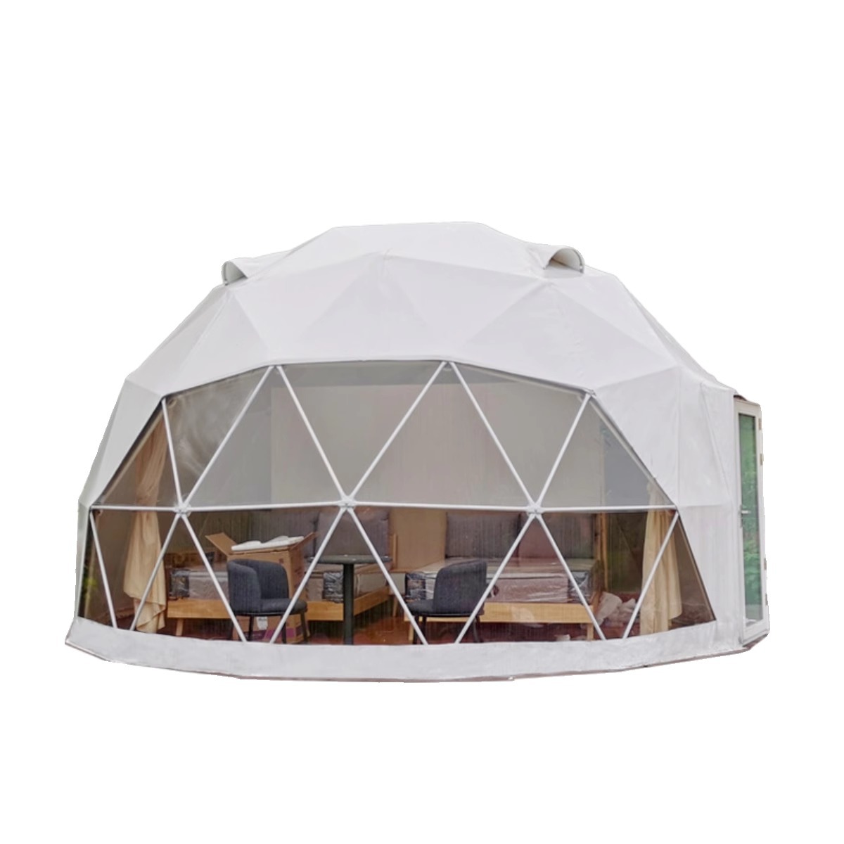 Star Hotel Tent Residence Fabricante de tiendas esféricas Wild Luxury Camping Scenic Spot Grassland Farmhouse Dome Star Room